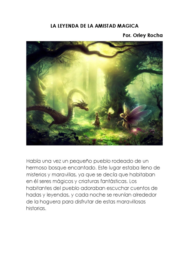 La Leyenda de La Amistad Magica | PDF | Hadas | Continuar