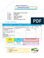 Sesión N°5 Alimentación Saludable Según Su Origen