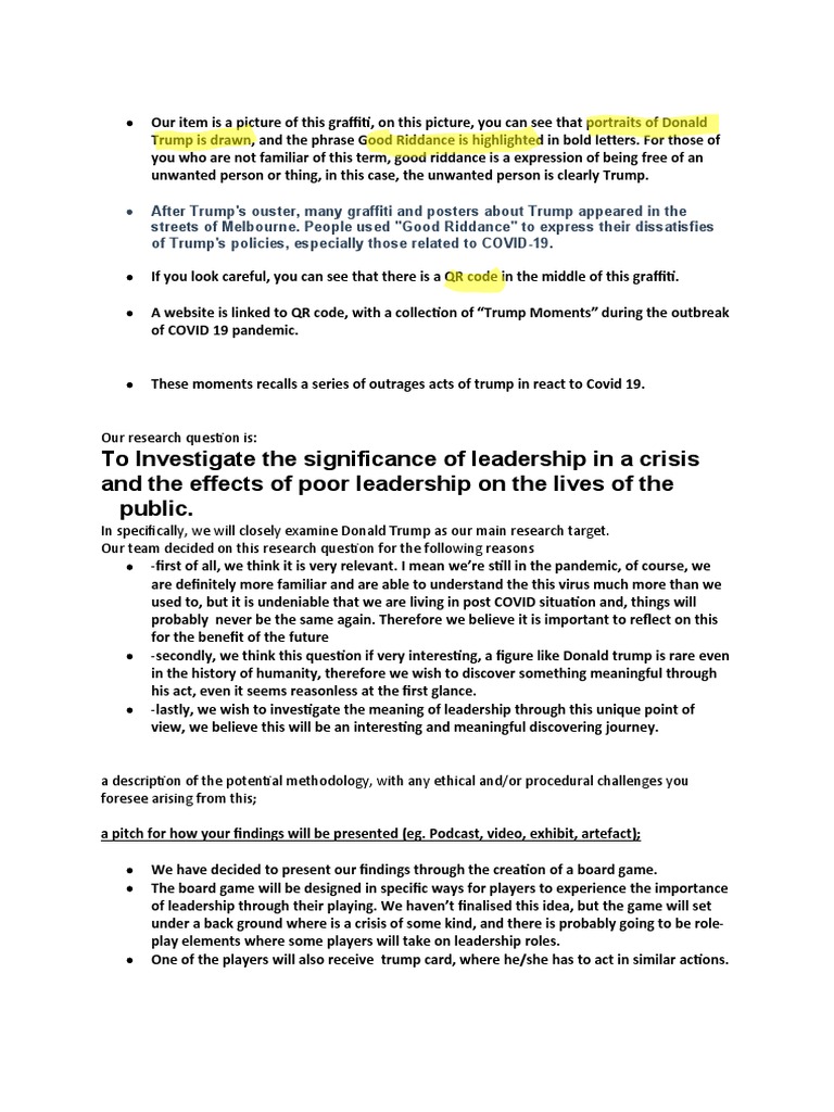 Script | PDF | Donald Trump | American Government