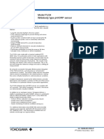 General Specifications: Model FU24 Widebody Type pH/ORP Sensor