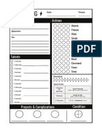 Charge Character Sheet