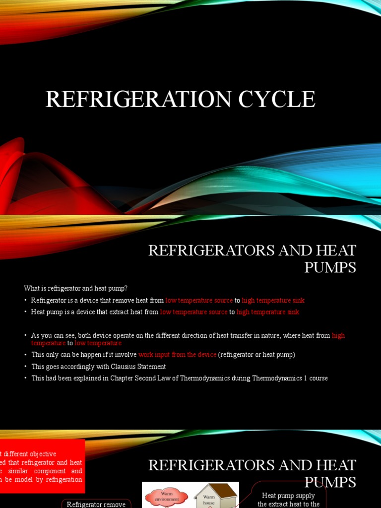 Lesson 8 Refrigeration Cycle PDF Heat Pump Heat