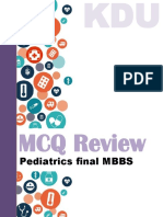 Paediatrics MCQ Review Final MBBS