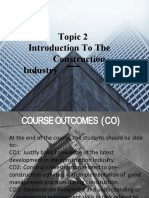 Chapter 2 - Introduction To Construction Industry and Project Management