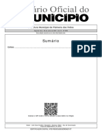 Sumário: Prefeitura Municipal de Palmeira Dos Índios