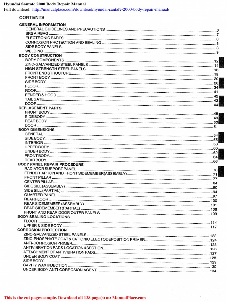 HYUNDAI SANTA FE 2016 SERVICE MANUAL intelligence overview