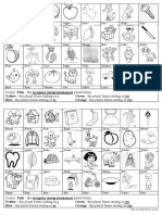 Plurals of The Nouns Coloring Task