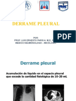 Derrame Pleural. DR Luis Paris Neumonologo