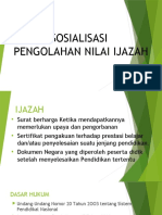 Sosialisasi Pengolahan Nilai Kelas 6