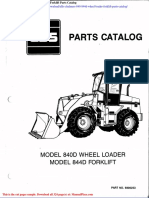 Allis Chalmers 840 844d Wheel Loader Forklift Parts Catalog