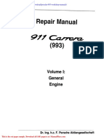 Porsche 993 Workshop Manuals