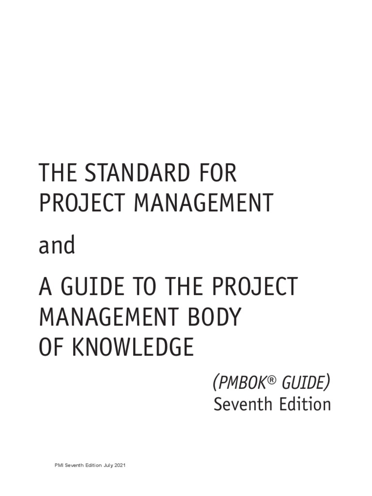 PMBOK 7th Edition (iBIMOne - Com) Pre | PDF | Project Management