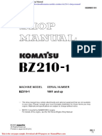Komatsu Mobile Crushers Bz210 1 Shop Manual