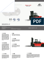 20-25t Ic Forklift Specification Sheet