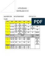 Jadwal Pelajaran