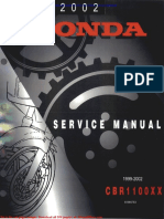Honda 99 02 Cbr1100xx Service Manual