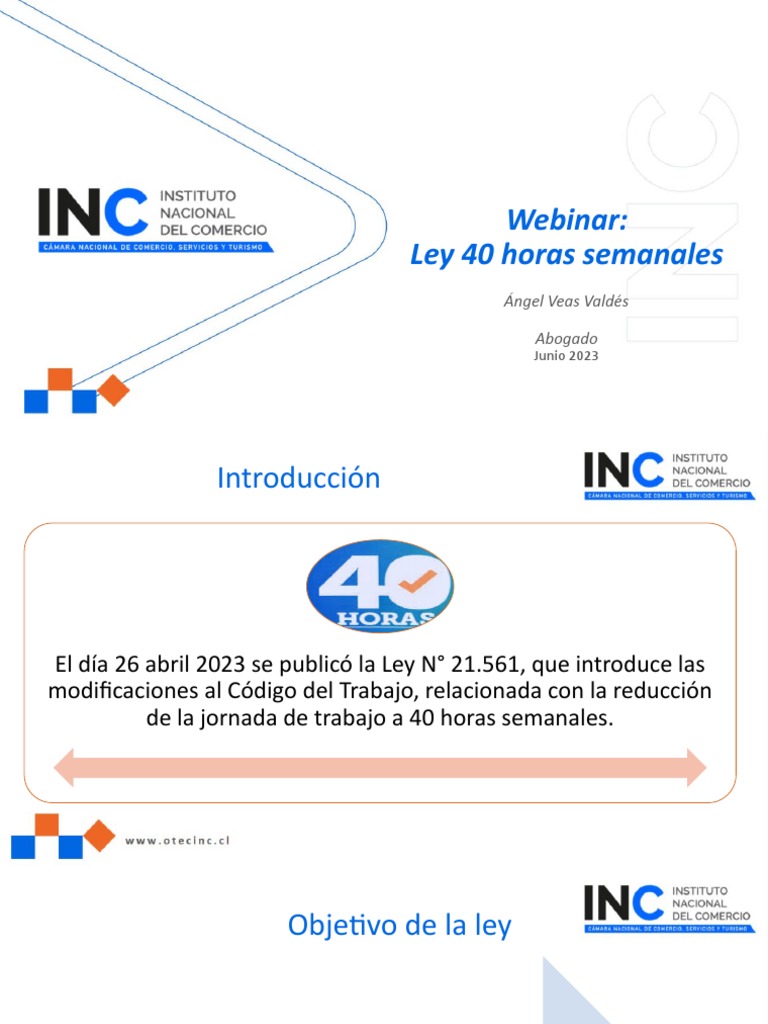 Reducción Jornada Laboral a 40 Horas | PDF | Tiempo de trabajo