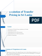 Evolution of TP in Sri Lanka
