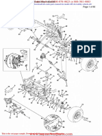 Cub Cadet Parts Manual For Model 465 4x4 Utility Vehicle Efi