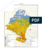 Mapa Navarra - Vegetacion