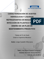 CASTELLÓ - Caracterización de Aceites Hidráulicos y Líquidos Refrigerantes en Máquinas de Inyecci...
