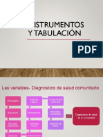 Instrumento y Tabulación