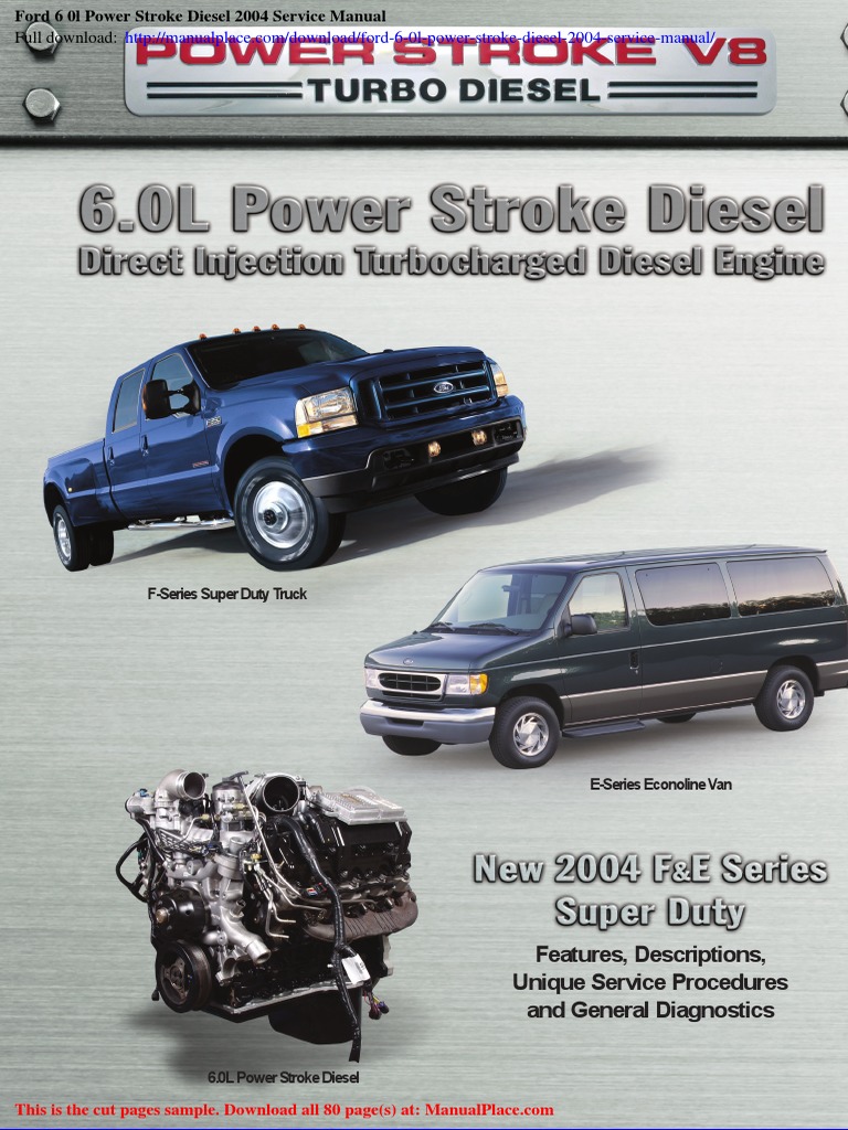 2004 6 0 POWERSTROKE SERVICE MANUAL PDF intelligence overview
