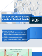 Chemical Reactions and The Law of Conservation of Mass 1