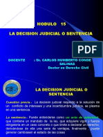 Modulo 15-La Decision Judicial o Sentencia