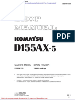 Komatsu Bulldozer D155ax 5 Shop Manual
