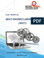 4027 Heat Engines Laboratory