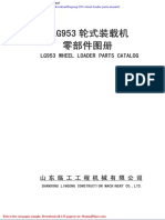 Liugong 953 Wheel Loader Parts Manual