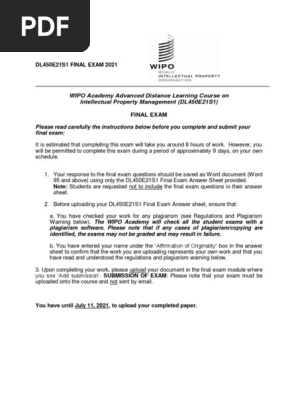 DL450E21S1_Final Exam_StudentVersion_Cover page