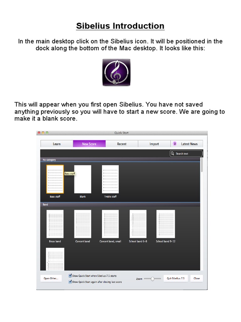 Sibelius 7 Booklet Word PDF Point And Click Cursor (User Interface)