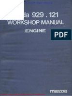 Mazda 929 121 Engine Workshop Manual