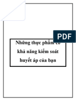 Thực Phẩm Có Khả Năng Kiểm Soát Huyết Áp