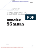 Komatsu Engine S4d95lwe 5 Workshop Manuals