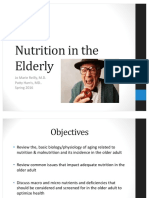 Nutrition in The Elderly: Jo Marie Reilly, M.D. Patty Harris, MD.. Spring 2016