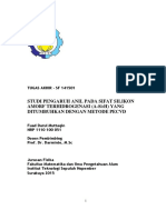 2015 - The Effect of Annealing On Properties of a-SiH Deposited by PECVD