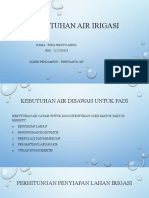 WIRA WAHYU ASRUL - Kebutuhan Air Irigasi