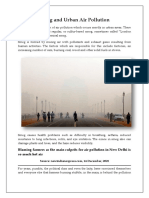 Smog & Urban Air Pollution