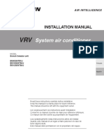 DAIKIN VRV System Air Conditioner Instruction Manual