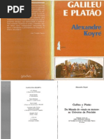 KOYRÉ, Alexandre. Galileu e Platão