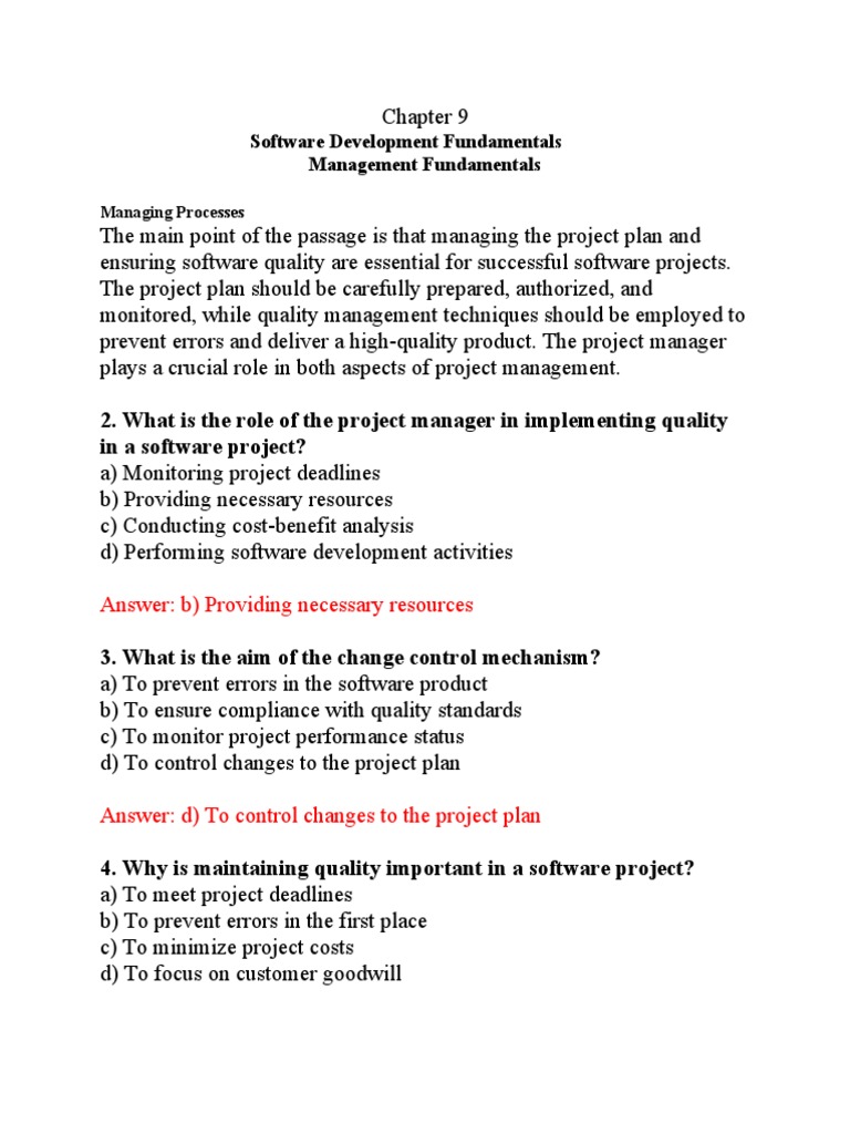 Software Project Management Essentials | PDF | Audit | Project Management