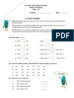 Maths Woksheet 4