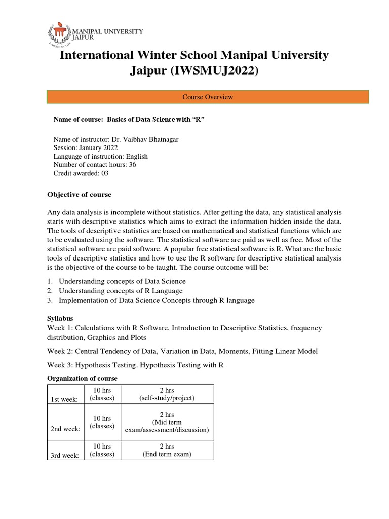 Basics Of Data Science With R Pdf Statistics Quantile