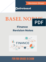 Finance Basel Norms Revision Sheets