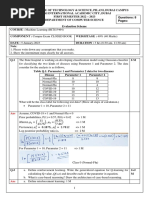 ML - Compre - Question - Paper - 2022 - 23 - Marking Scheme