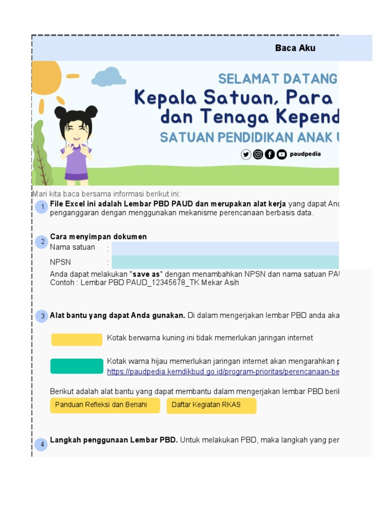 Lembar Pbd Paud 2023 Pdf
