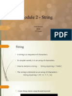 Module 2 - String